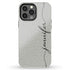 Personalized Name Calligraphy & Dots iPhone Case